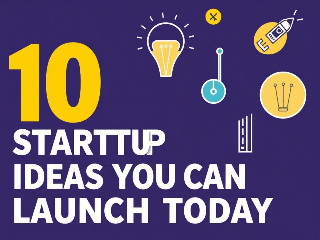 10 startup ideas you can launch today